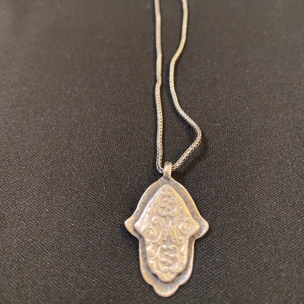 Hamsa necklace by Silpada